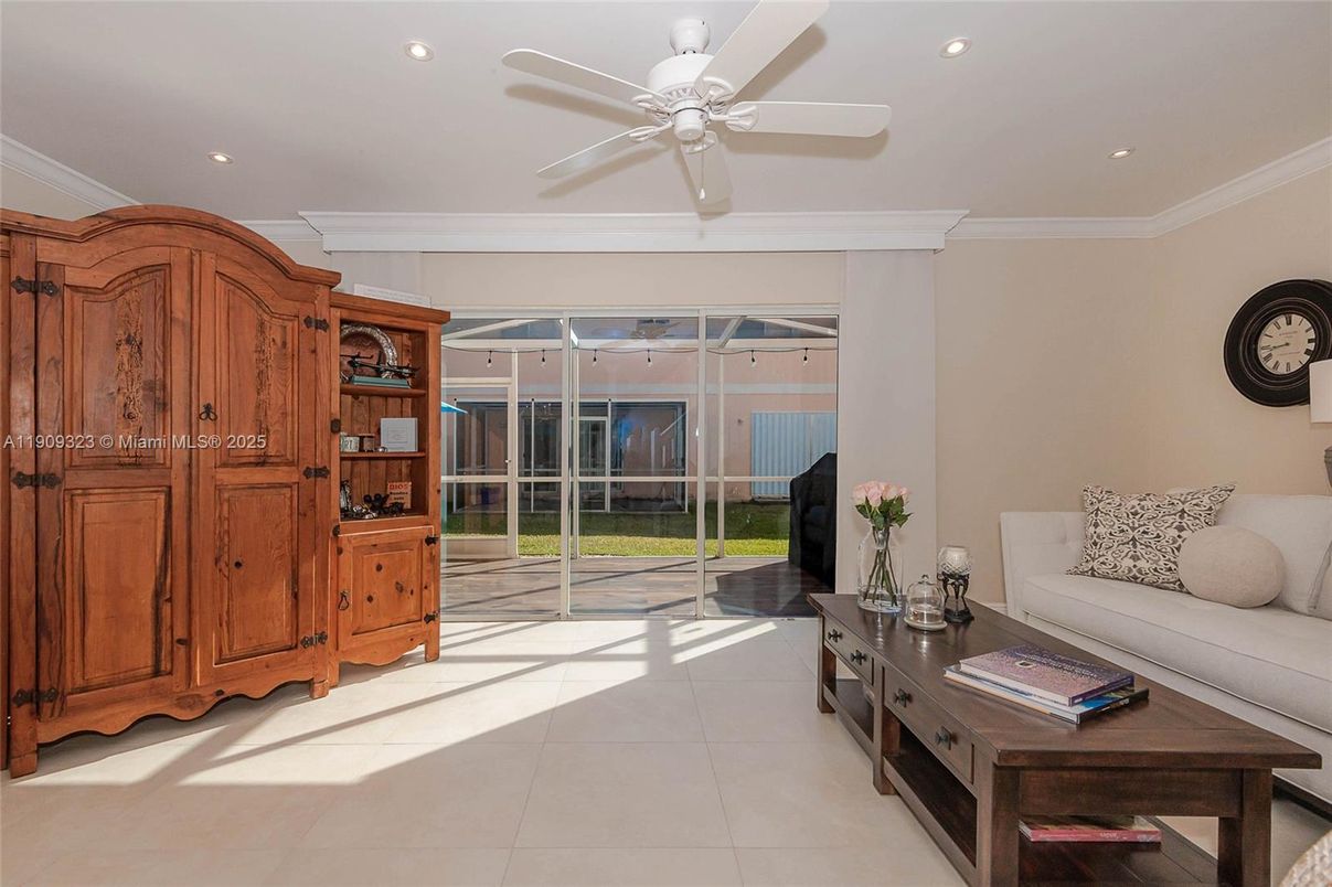 Interior, Living room, Recessed Lighting