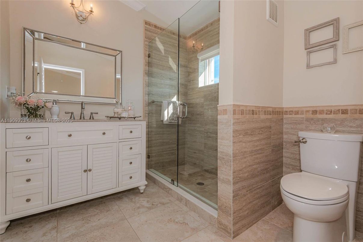 Bathroom, Glass Shower, Interior