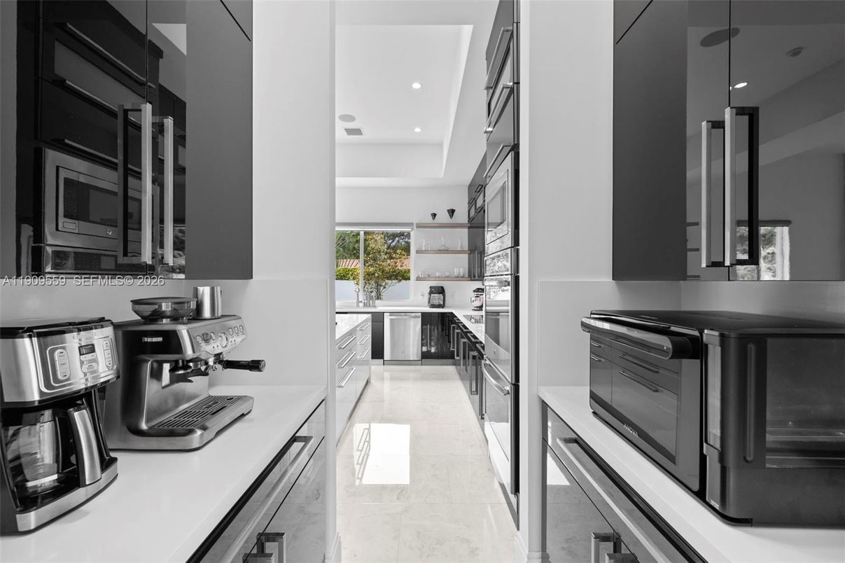 Interior, Kitchen, Recessed Lighting, Stainless Steel Appliances