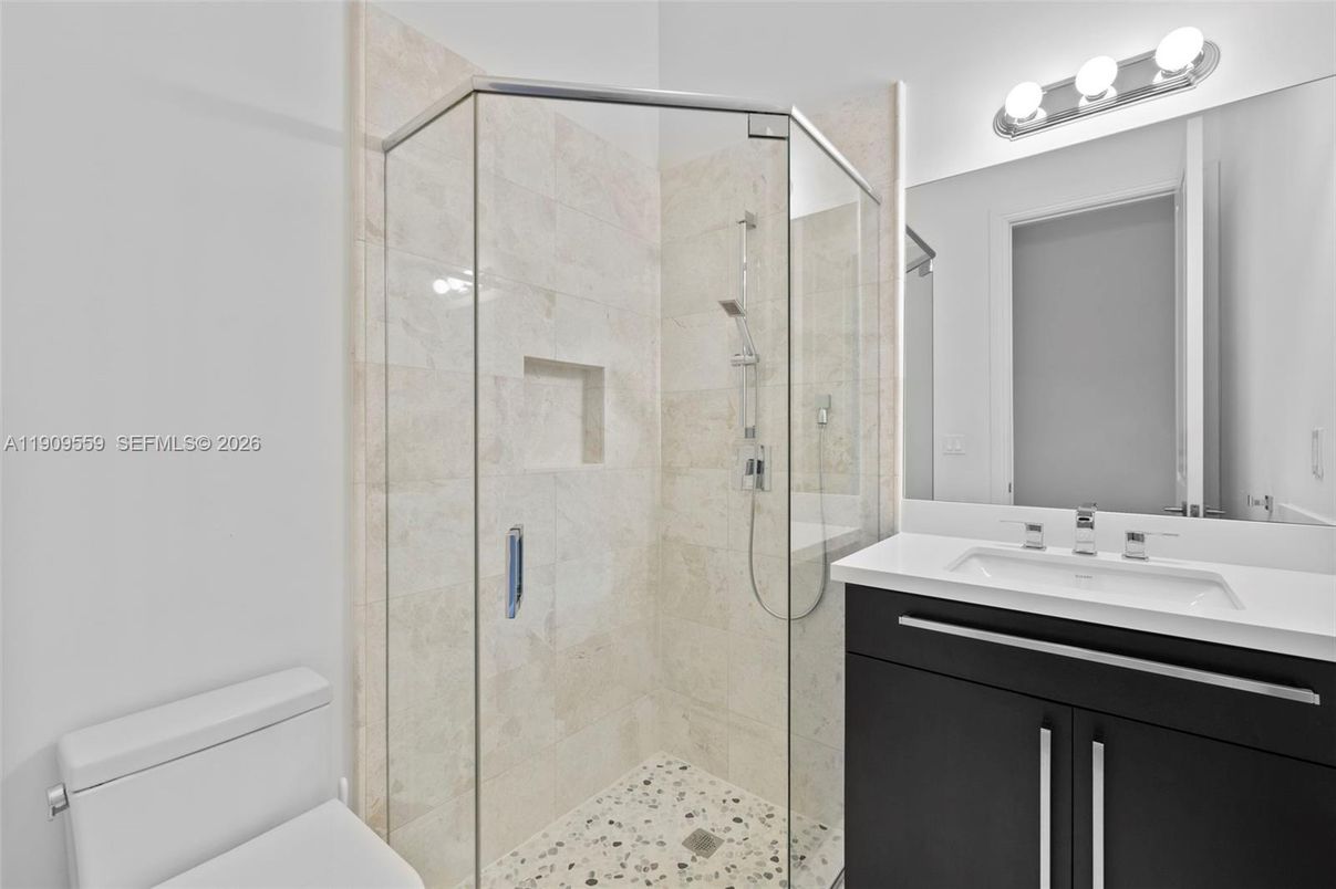 Bathroom, Glass Shower, Interior
