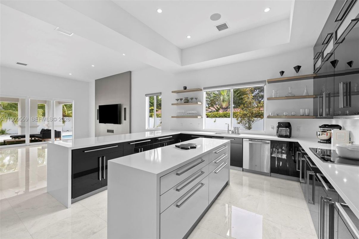 Interior, Kitchen, Recessed Lighting, Stainless Steel Appliances