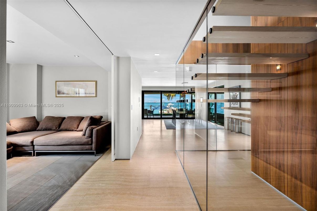 Interior, Recessed Lighting, Water, Wooden Walls