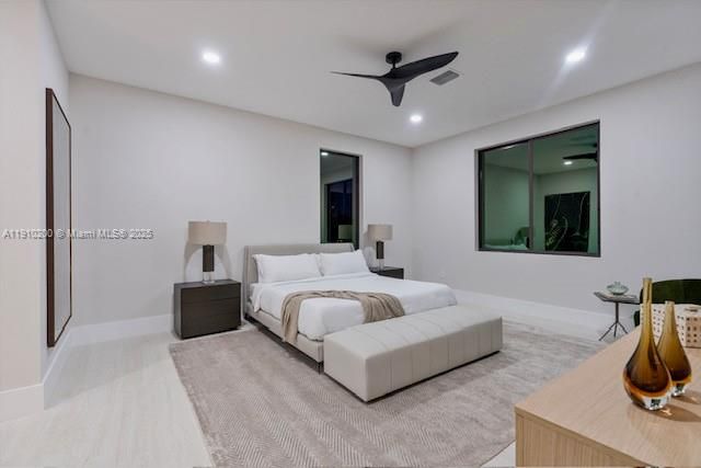 Bedroom, Interior, Recessed Lighting