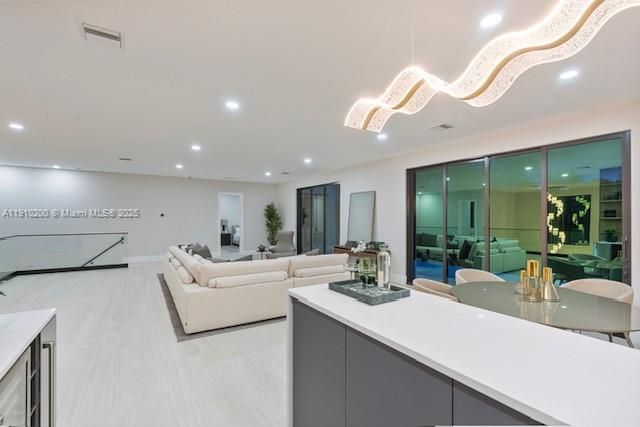 Dining room, Interior, Living room, Recessed Lighting