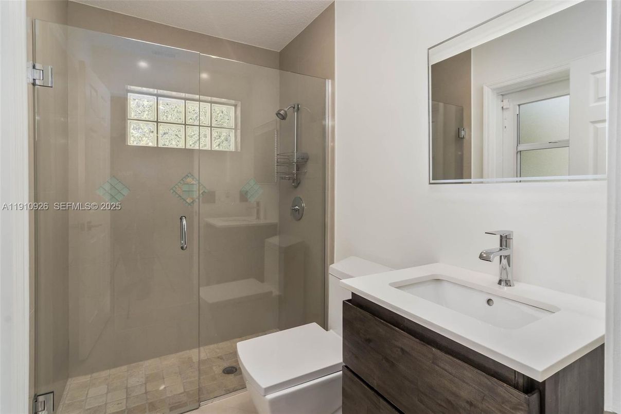 Bathroom, Glass Shower, Interior