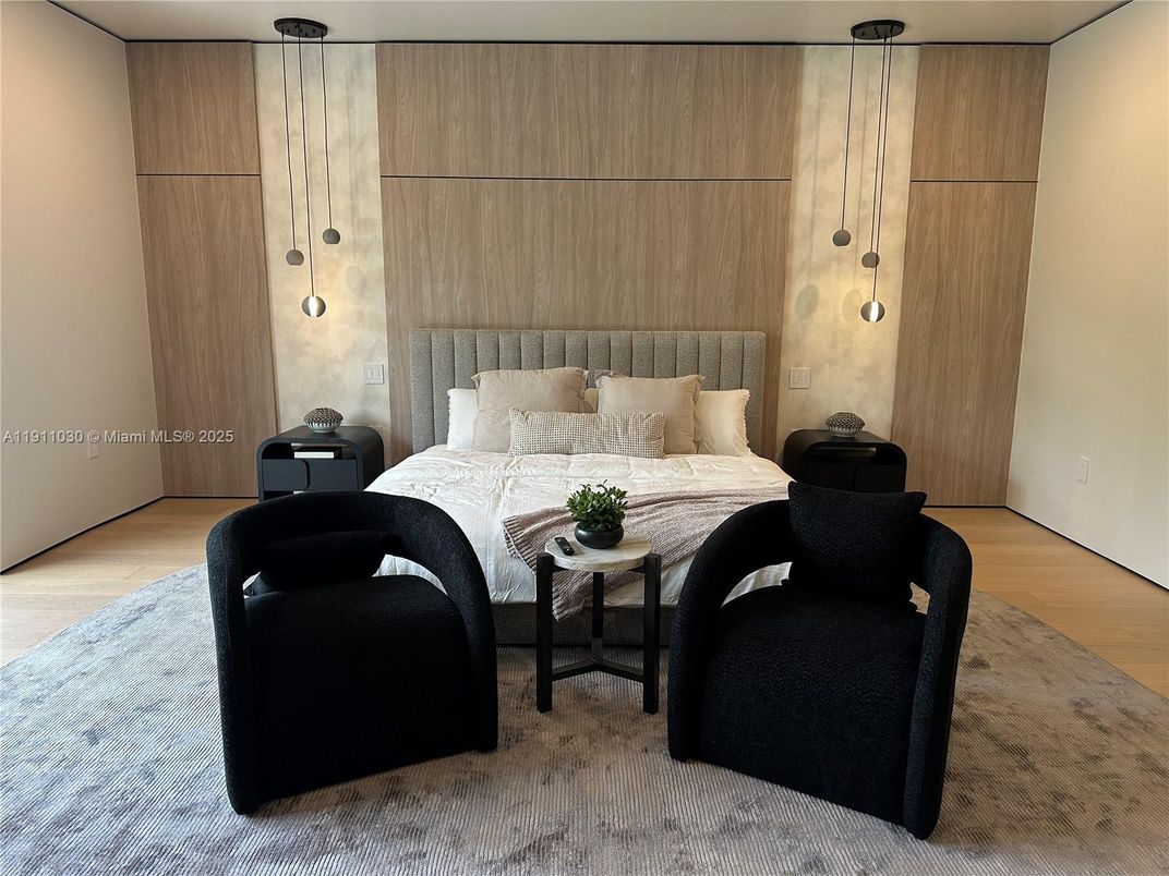 Bedroom, Interior, Wood Texture Flooring