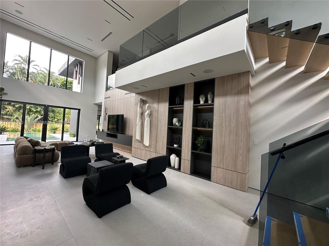 Interior, Living room, Recessed Lighting