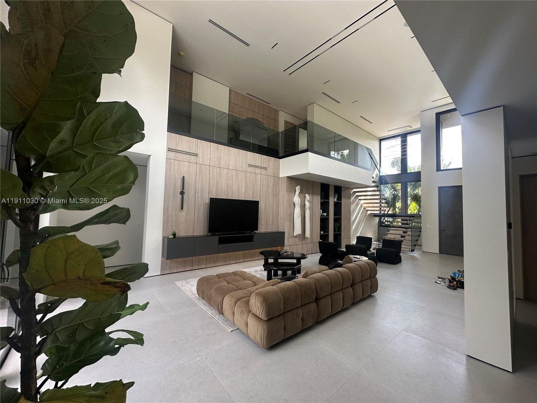 Interior, Living room, Recessed Lighting