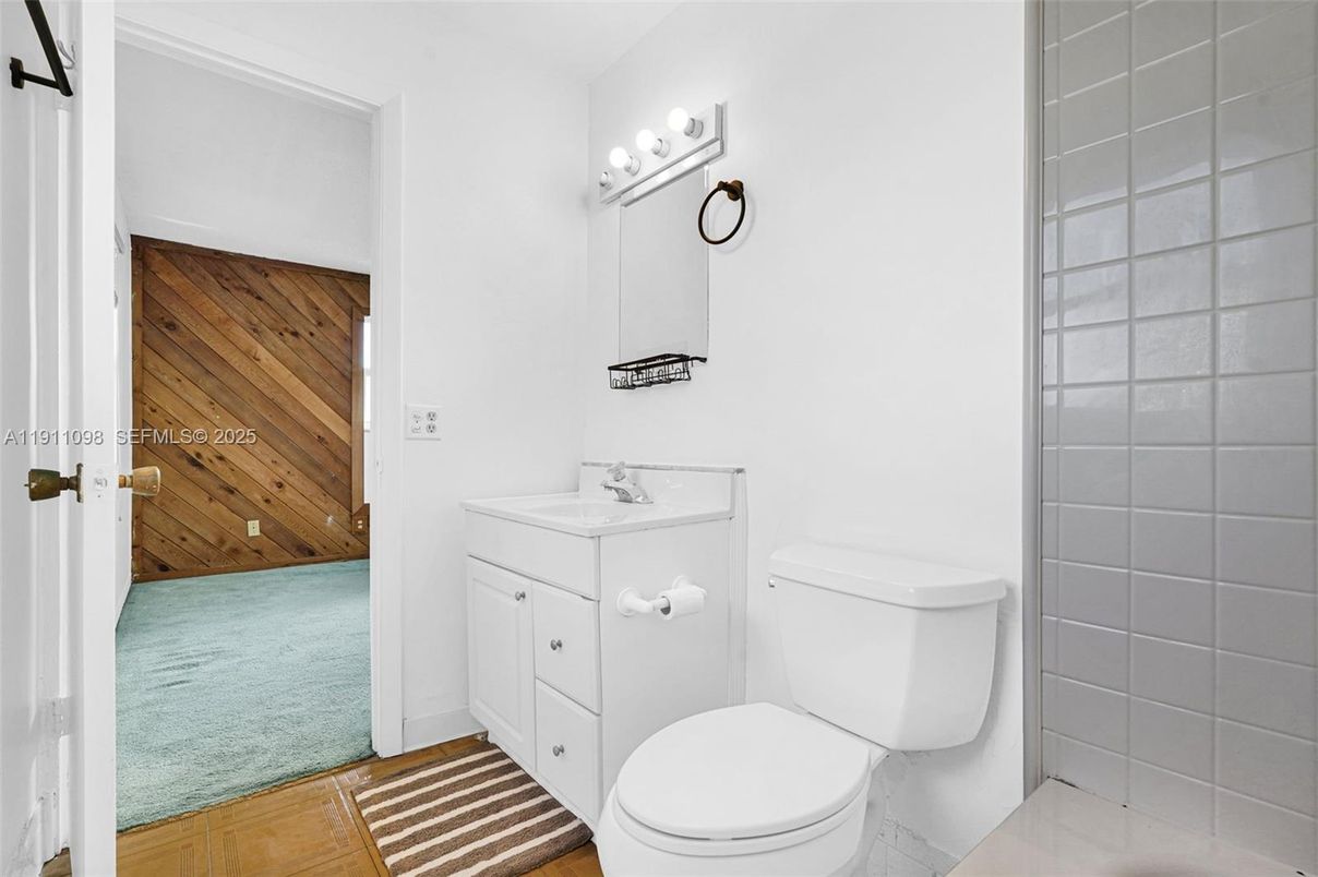 Bathroom, Interior, Wooden Walls