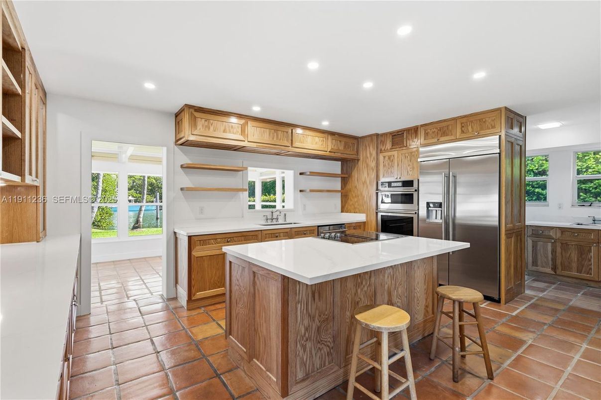 Interior, Kitchen, Recessed Lighting, Stainless Steel Appliances