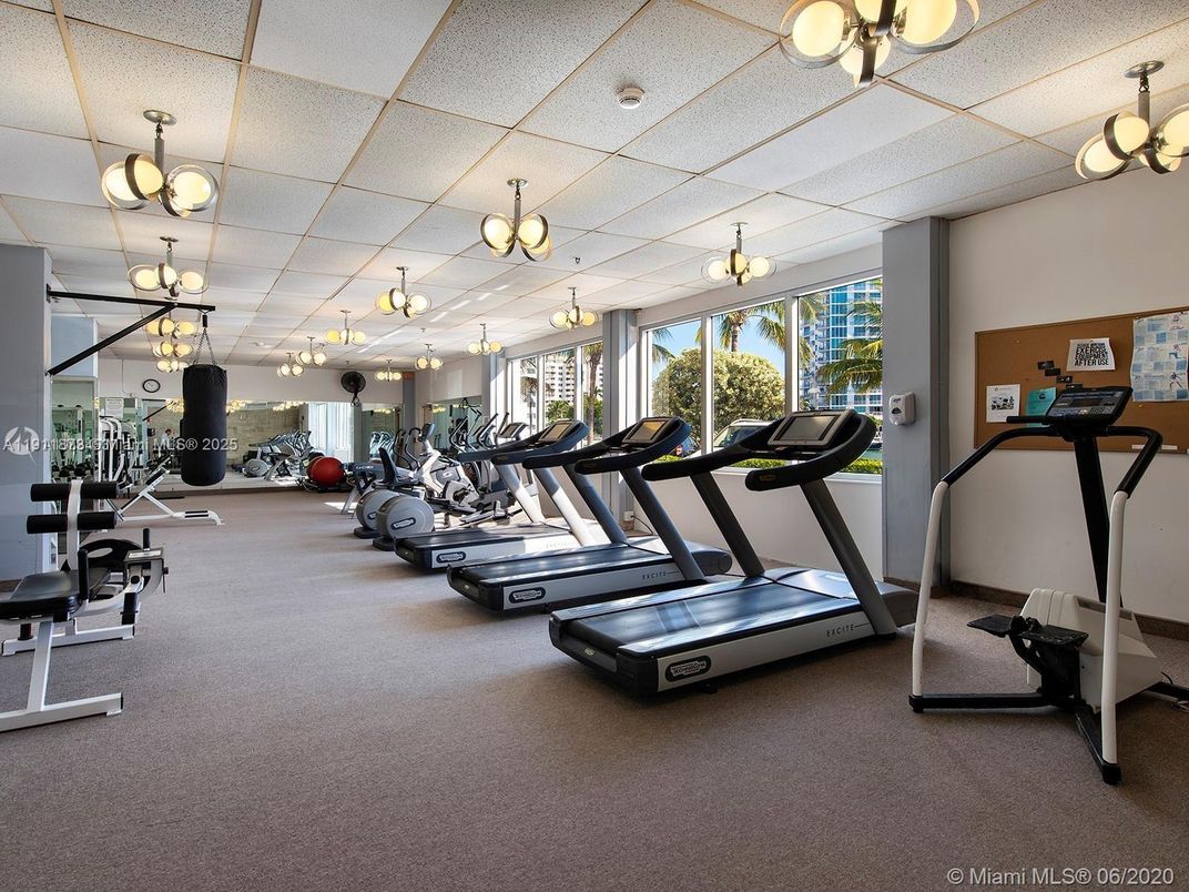 Fitness Equipment, Gym, Interior, Pendant Lights