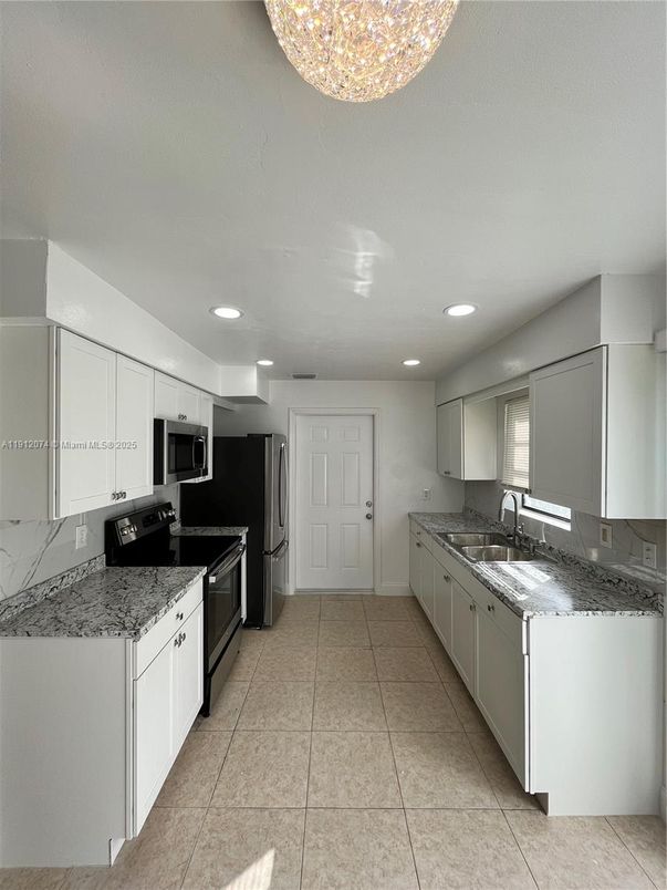 Interior, Kitchen, Recessed Lighting, Stainless Steel Appliances