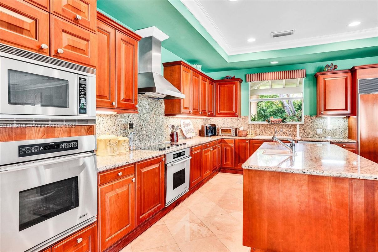 Interior, Kitchen, Recessed Lighting, Stainless Steel Appliances