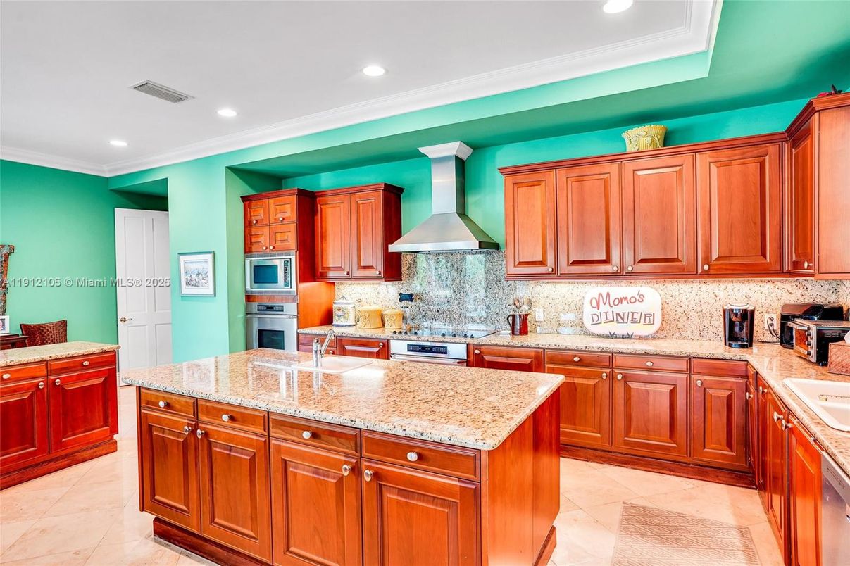 Interior, Kitchen, Recessed Lighting, Stainless Steel Appliances