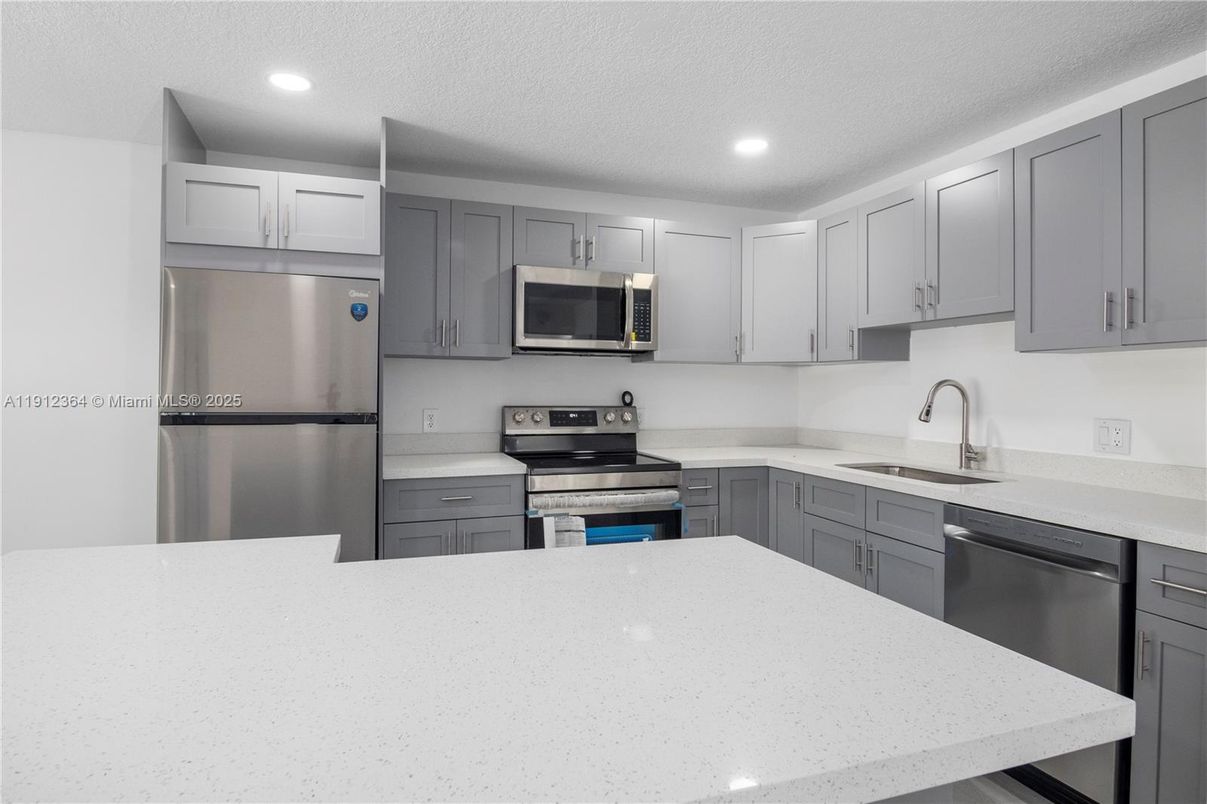 Interior, Kitchen, Recessed Lighting, Stainless Steel Appliances