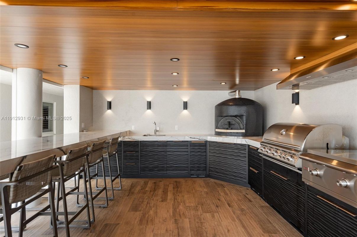 Fireplace, Interior, Recessed Lighting, Wooden Ceilings, Wood Texture Flooring