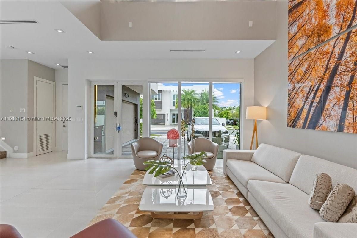 Interior, Living room, Recessed Lighting