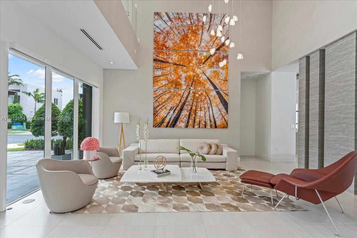 Interior, Living room, Pendant Lights, Recessed Lighting