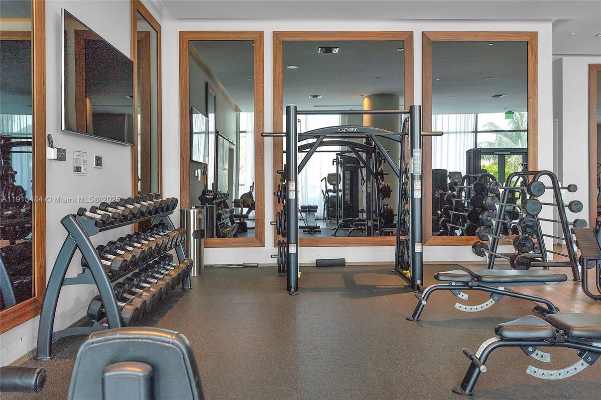 Fitness Equipment, Gym, Interior