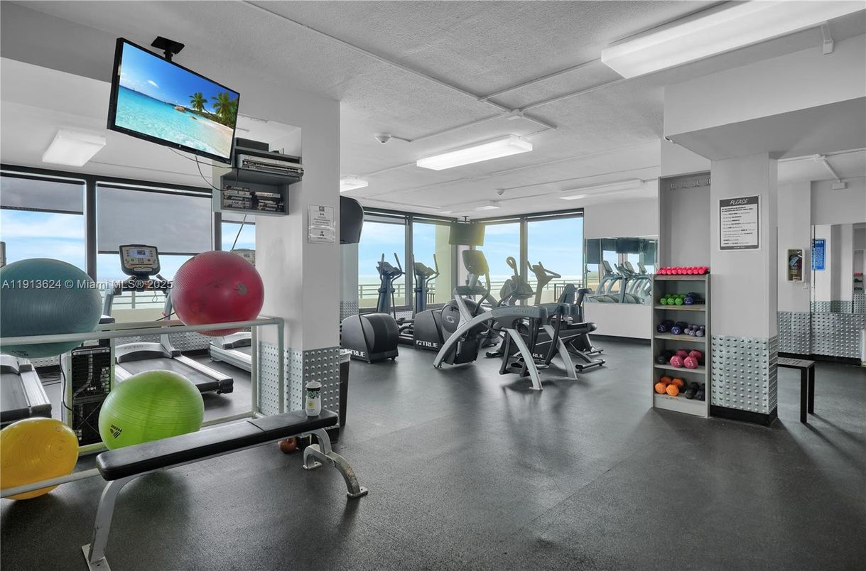 Fitness Equipment, Gym, Interior
