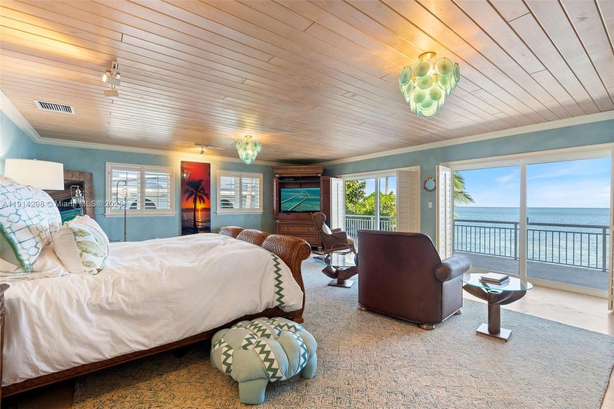 Bedroom, Interior, Water, Wooden Ceilings
