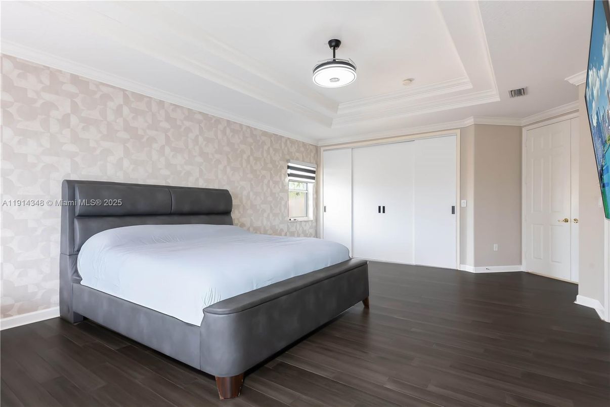 Bedroom, Interior, Wood Texture Flooring