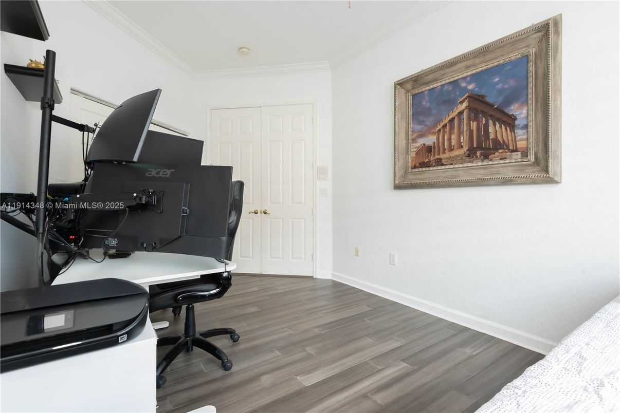 Home Office, Interior, Wood Texture Flooring