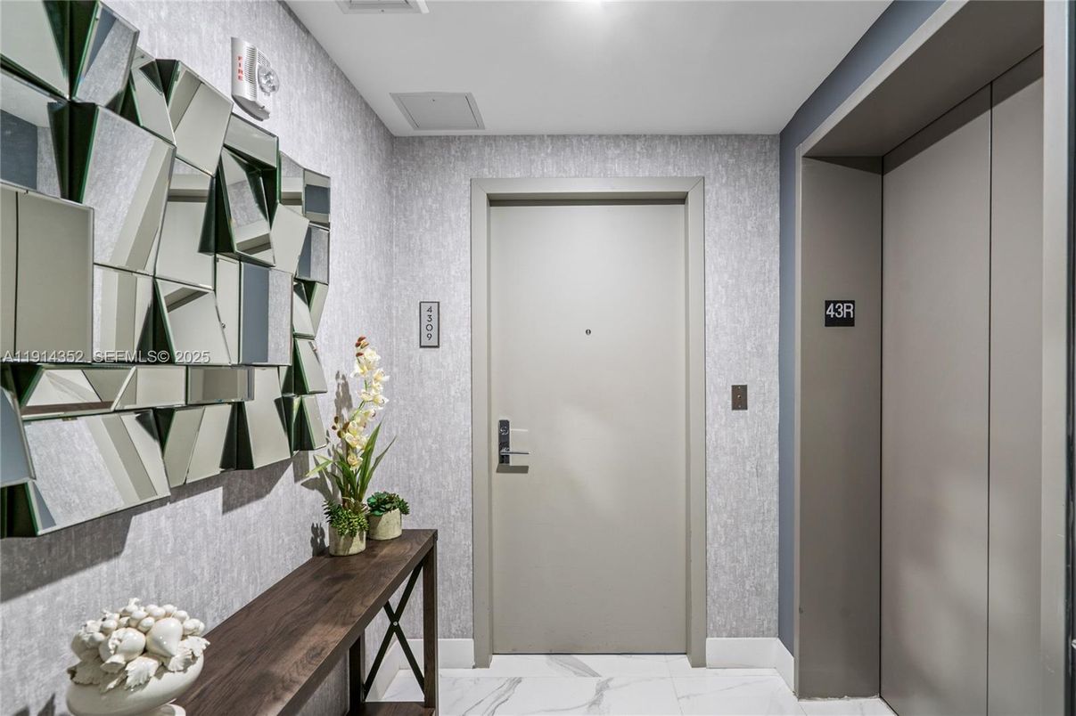 Elevator, Interior, Marble