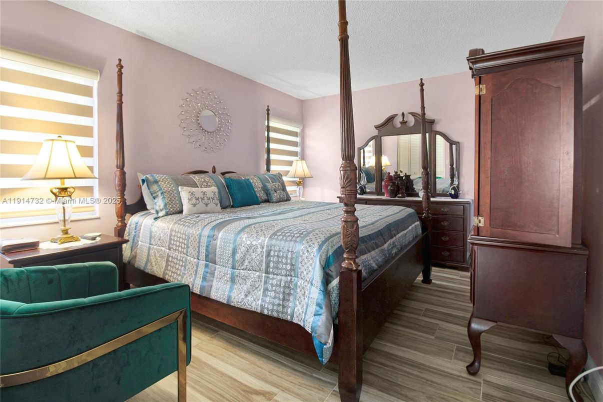 Bedroom, Interior, Wood Texture Flooring