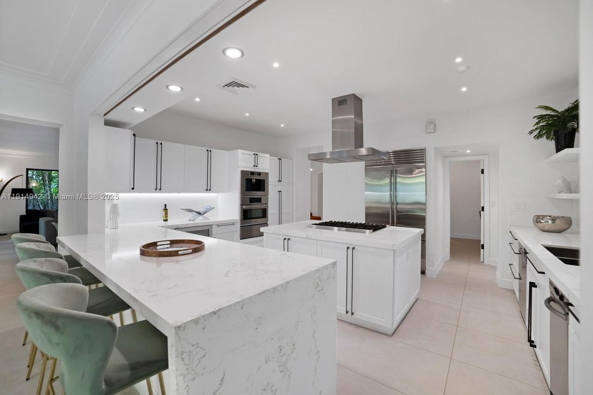 Interior, Kitchen, Recessed Lighting, Stainless Steel Appliances