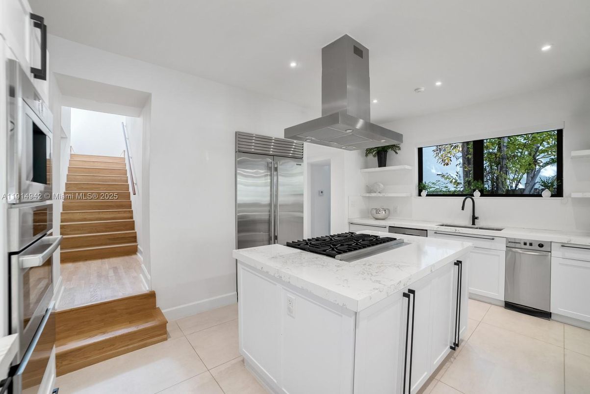 Interior, Kitchen, Recessed Lighting, Stainless Steel Appliances
