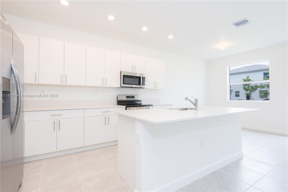 Interior, Kitchen, Recessed Lighting, Stainless Steel Appliances