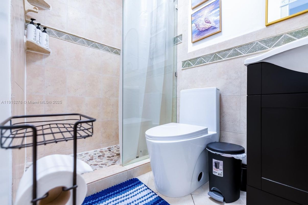 Bathroom, Glass Shower, Interior