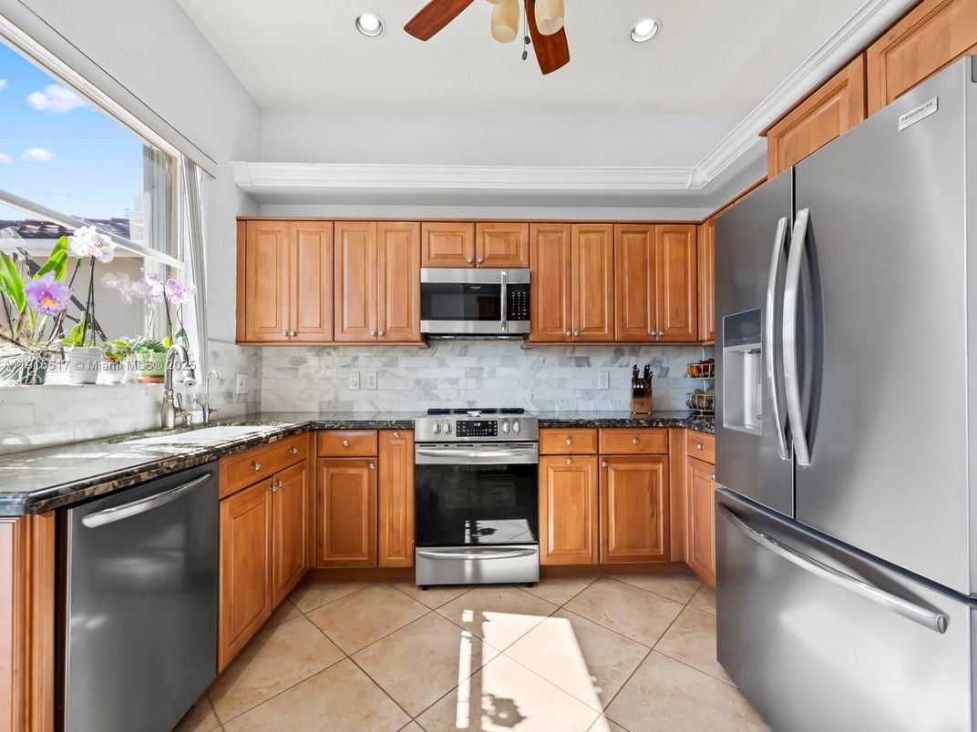 Interior, Kitchen, Recessed Lighting, Stainless Steel Appliances