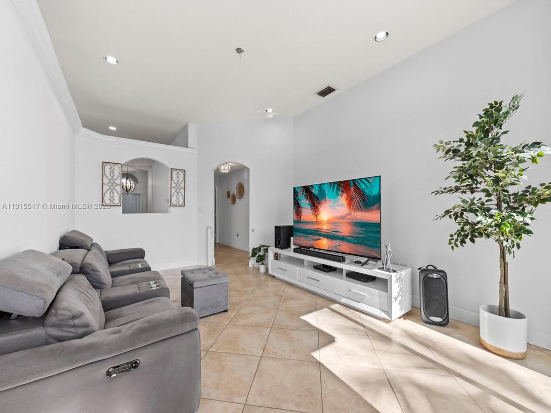 Interior, Living room, Recessed Lighting