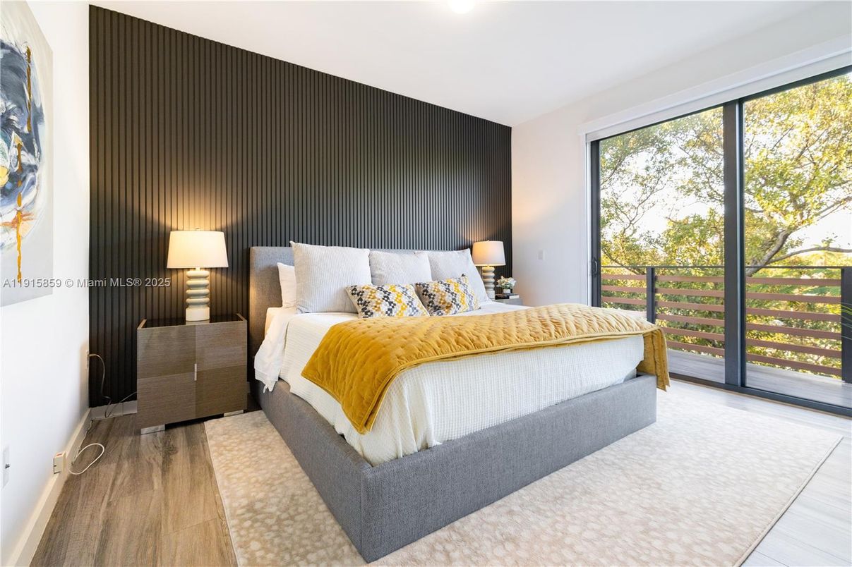 Bedroom, Interior, Wood Texture Flooring
