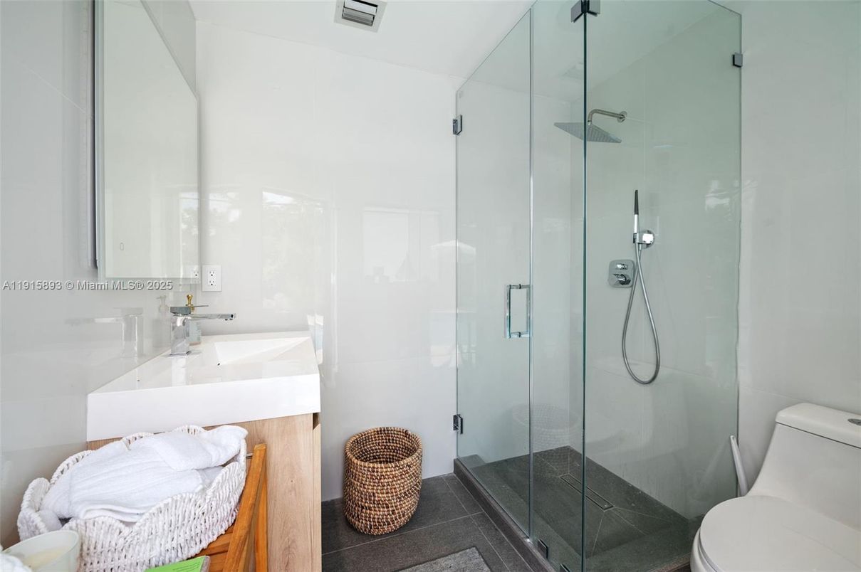 Bathroom, Glass Shower, Interior