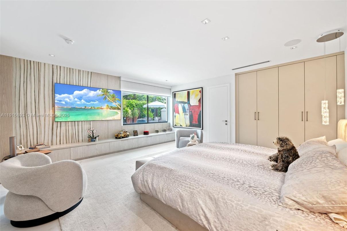 Bedroom, Interior, Recessed Lighting