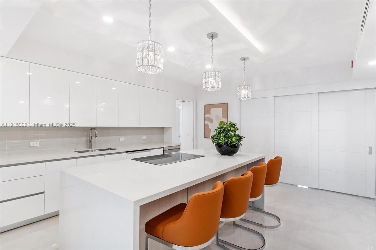 Interior, Kitchen, Pendant Lights, Recessed Lighting