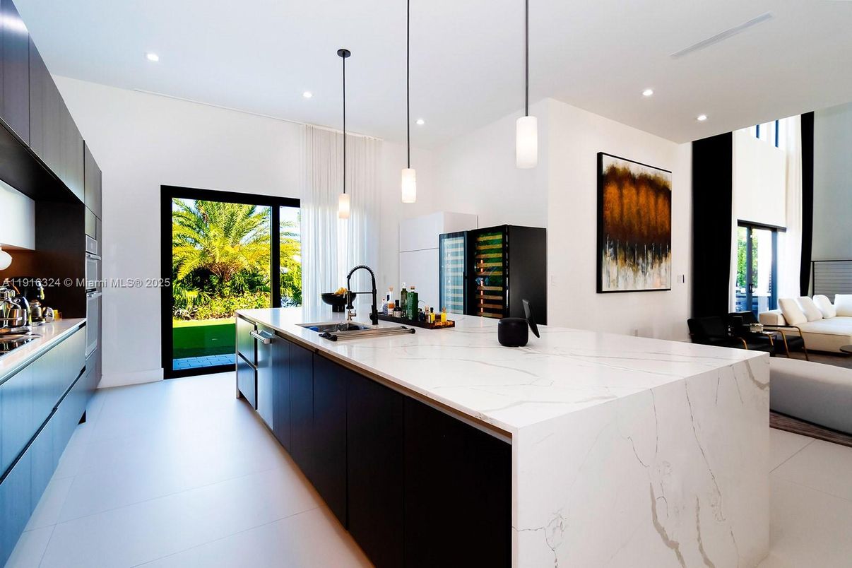 Interior, Kitchen, Pendant Lights, Recessed Lighting