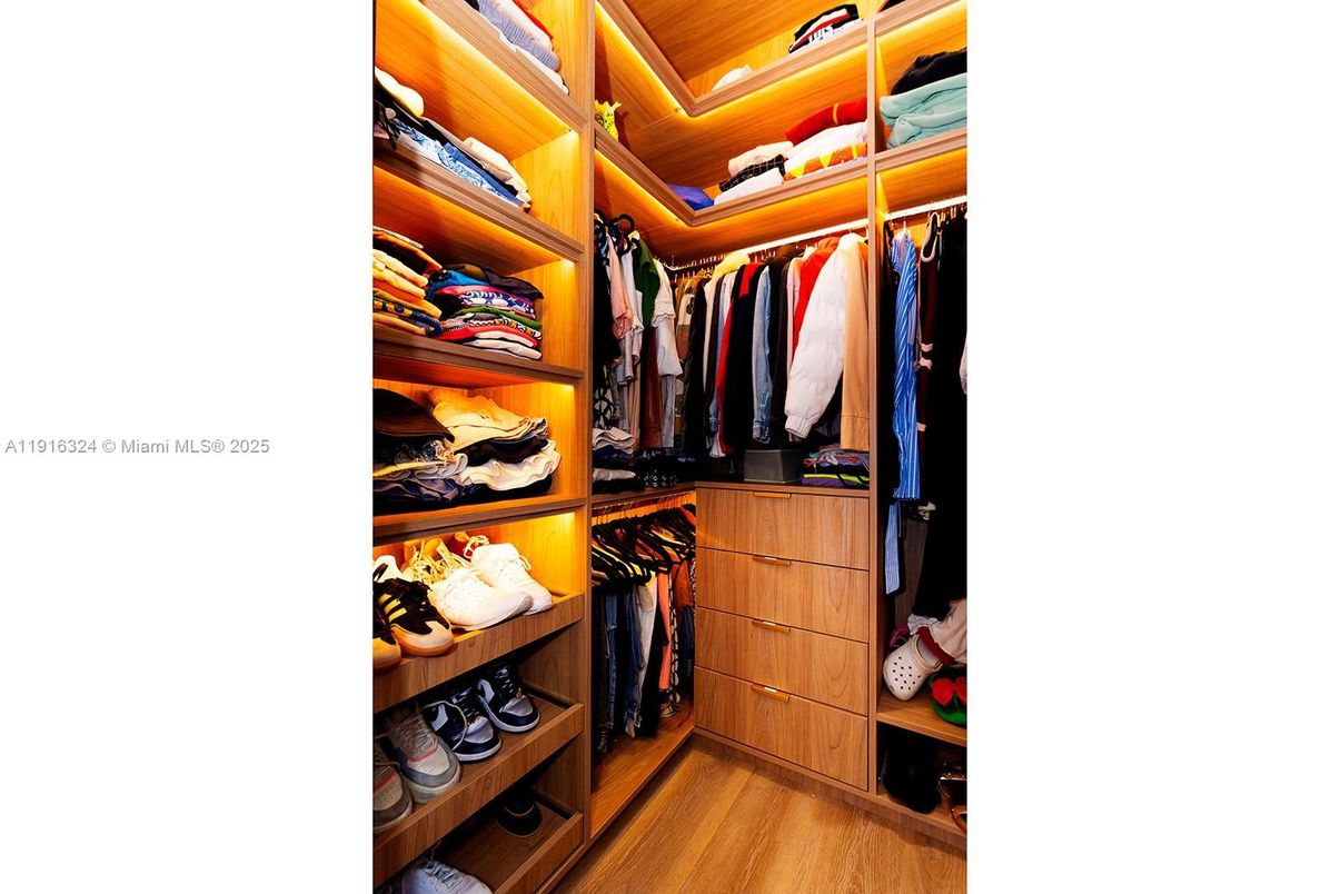 Interior, Walk-in Closets, Wood Texture Flooring