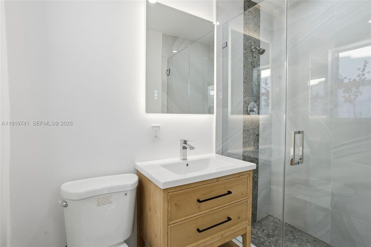 Bathroom, Glass Shower, Interior