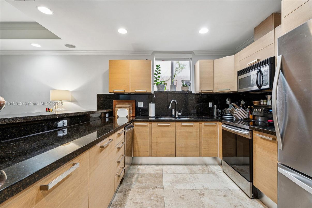 Interior, Kitchen, Recessed Lighting, Stainless Steel Appliances