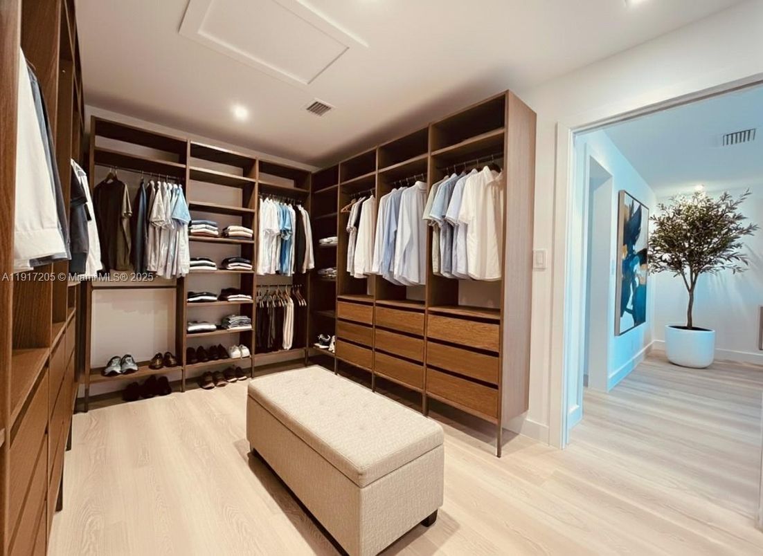 Interior, Recessed Lighting, Walk-in Closets, Wood Texture Flooring