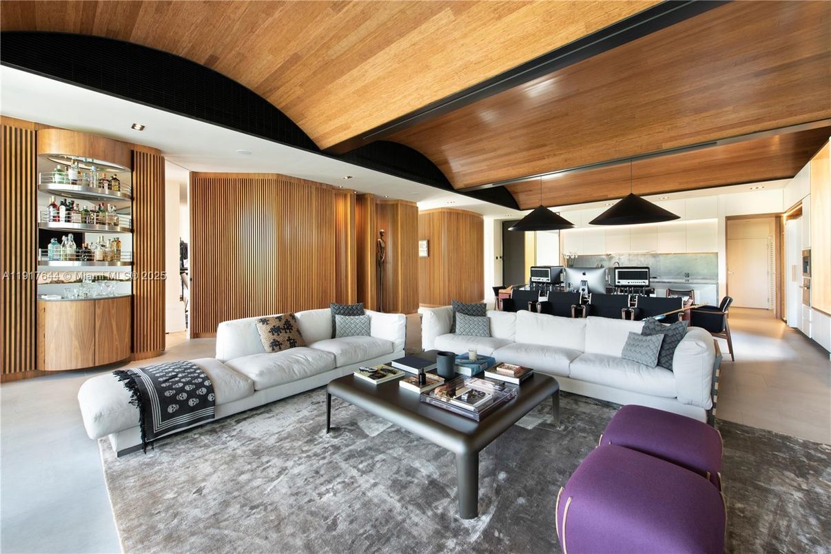 Interior, Kitchen, Living room, Stainless Steel Appliances, Wooden Ceilings, Wooden Walls