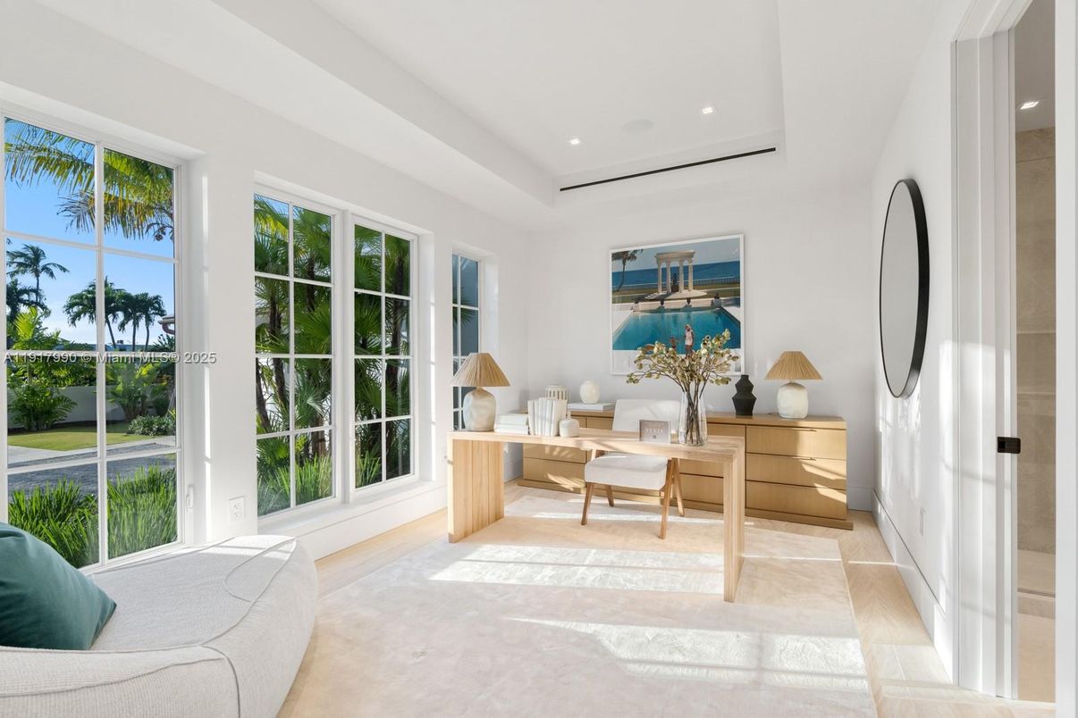 Home Office, Interior, Recessed Lighting