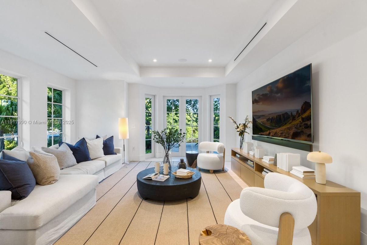 Interior, Living room, Recessed Lighting