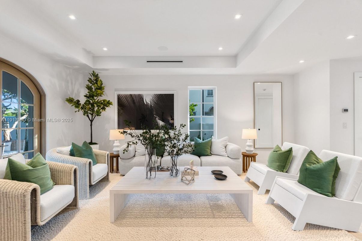 Interior, Living room, Recessed Lighting