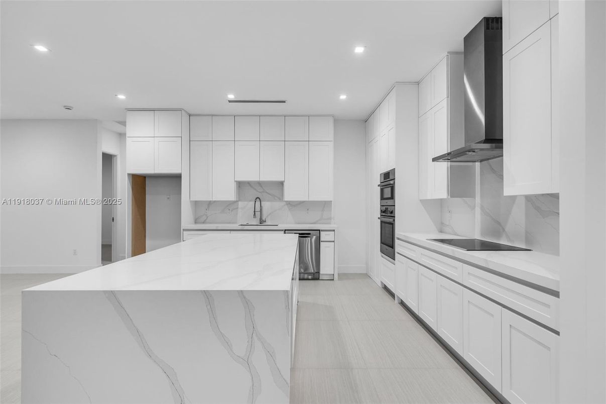 Interior, Kitchen, Recessed Lighting, Stainless Steel Appliances