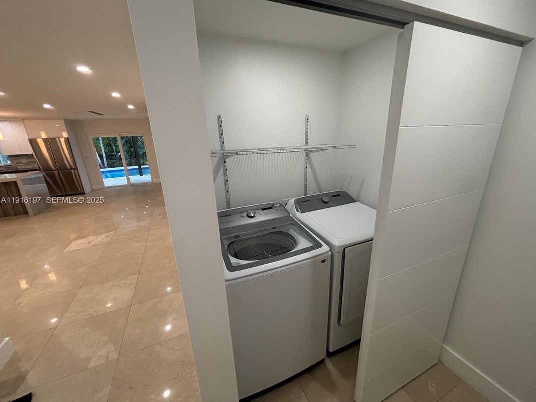 Interior, Recessed Lighting, Utility Closets, Washer